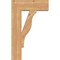 Ekena Millwork Funston Block Smooth Bracket, Western Red Cedar, 5 1/2"W x 20"D x 32"H BKT06X20X32FST05SWR - alternate 2